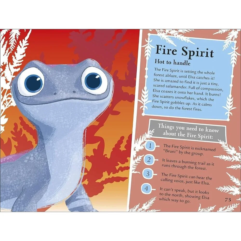 Disney Frozen II Book The Magical Guide Children's Fun Facts Kids Quiz Poster